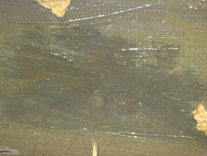 Click the image for a view of: Detail showing left overpainted rider
