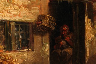 Click the image for a view of: Detail of cottage, before treatment