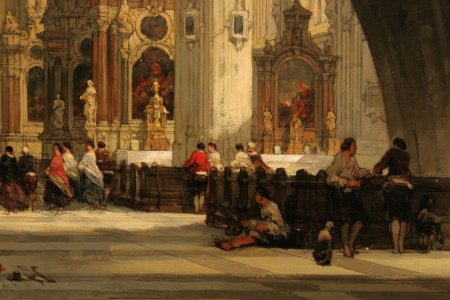 Click the image for a view of: Detail of cathedral